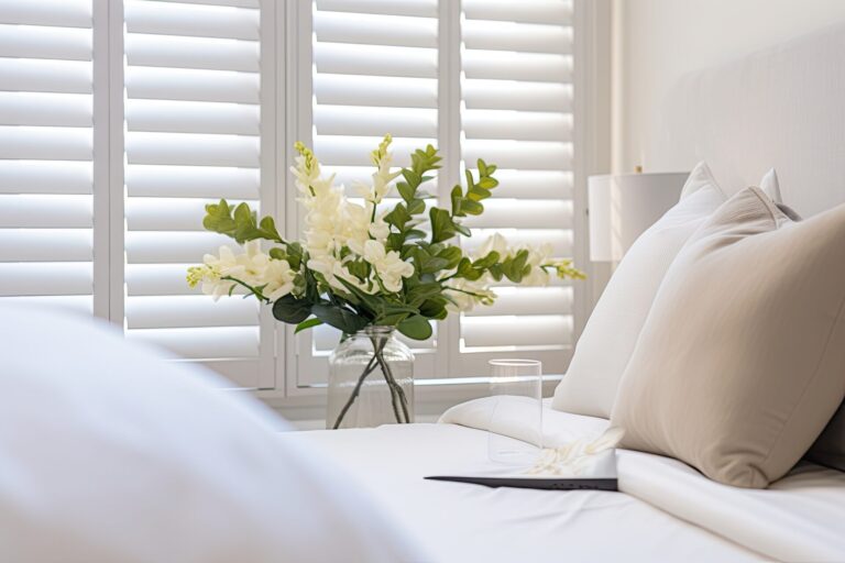 plantation shutters installed on NYC apartment windows
